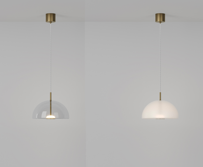 Dome Air Glass LED Pendant