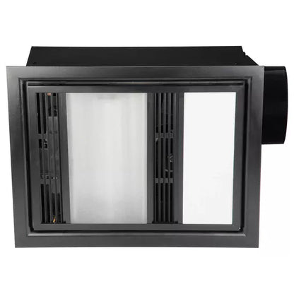 Domini 3-In-1 Fan/Heat/LED Light Black