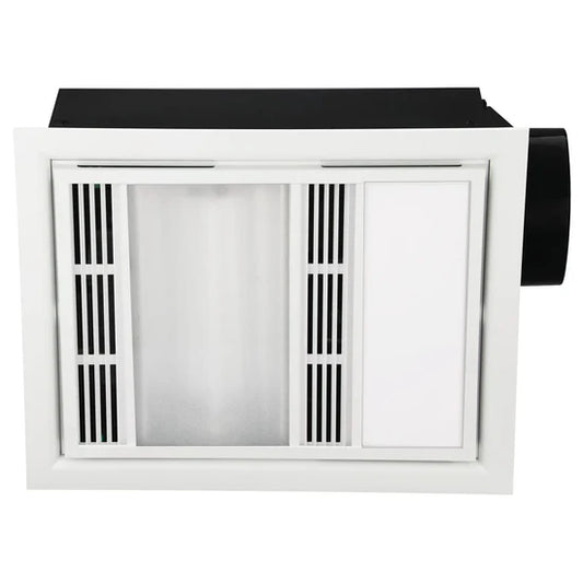 Domini 3-In-1 Fan/Heat/LED Light White
