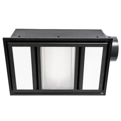 Domino 3-In-1 Fan/Heat/LED Light Black