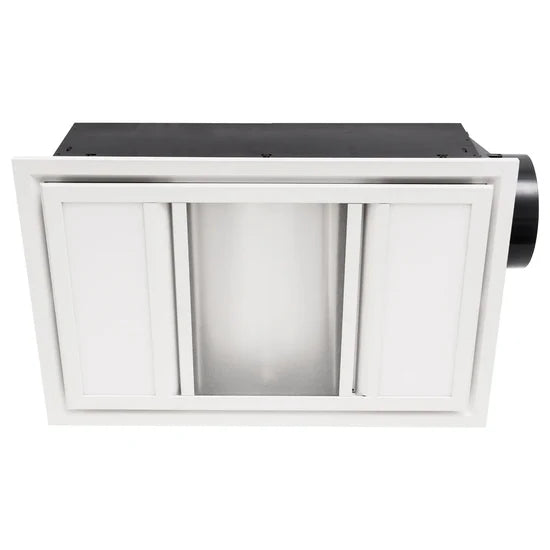 Domino 3-In-1 Fan/Heat/LED Light White