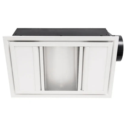 Domino 3-In-1 Fan/Heat/LED Light White