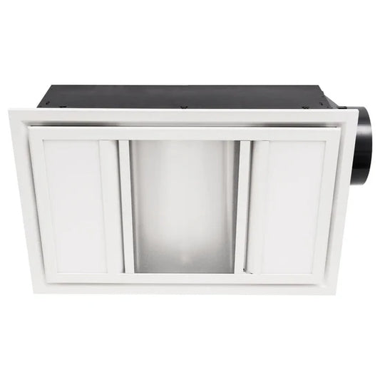 Domino 3-In-1 Fan/Heat/LED Light White