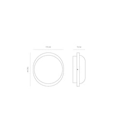 Bode Round LED Wall/Ceiling Light