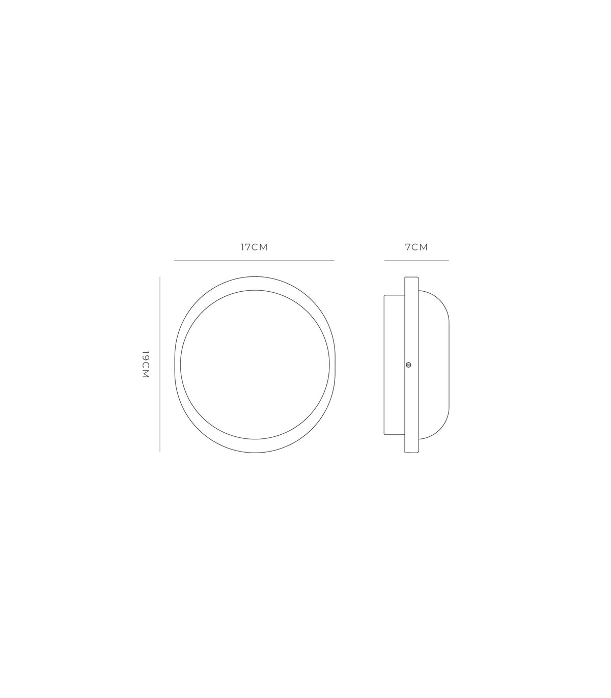 Bode Round LED Wall/Ceiling Light