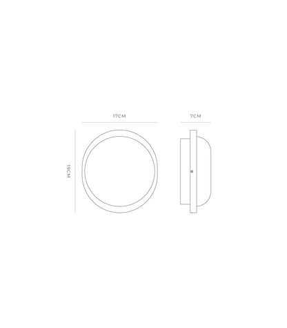 Bode Round LED Wall/Ceiling Light