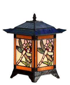 Dragonfly Lantern Art Deco Table Lamp