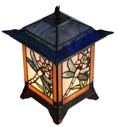 Dragonfly Lantern Art Deco Table Lamp