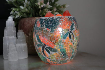 Mosaic Vase Salt Lamps