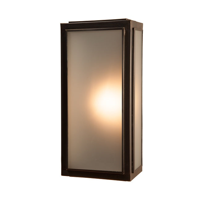 Lille Outdoor Wall Light Medium Frosted Glass
