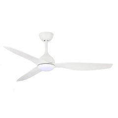 Eco Style 52" DC Ceiling Fan White with LED Light & Remote