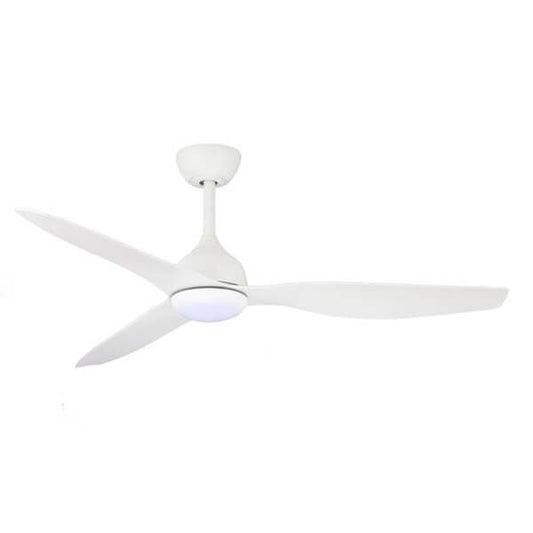 Eco Style 52" DC Ceiling Fan White with LED Light & Remote
