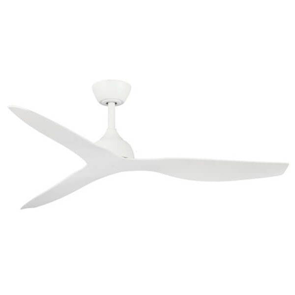Eco Style 52" DC Ceiling Fan White with Remote