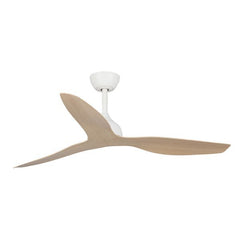 Eco Style 52" DC Ceiling Fan White & Oak with Remote