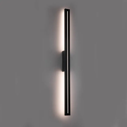 Edgar Medium LED Wall Light Black