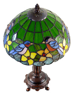 Elara Small Bluebird Leadlight Table Lamp