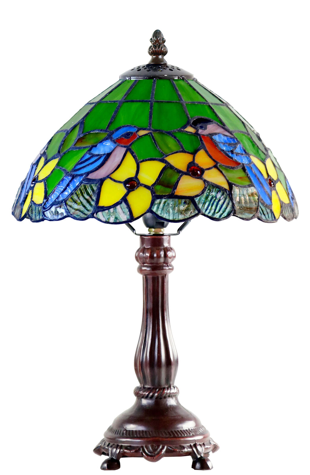 Elara Small Bluebird Leadlight Table Lamp
