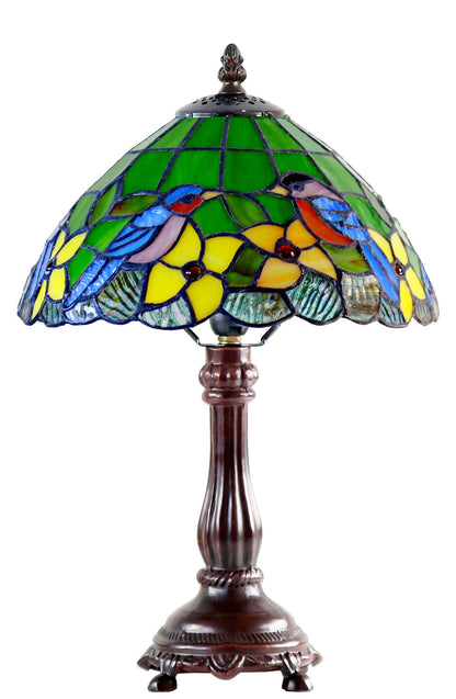 Elara Small Bluebird Leadlight Table Lamp
