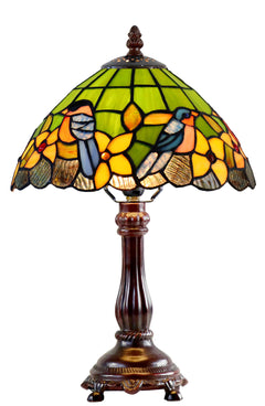 Elara Small Bluebird Leadlight Table Lamp