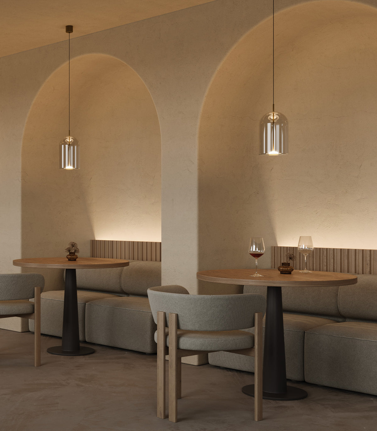 Elong Air Glass LED Pendant