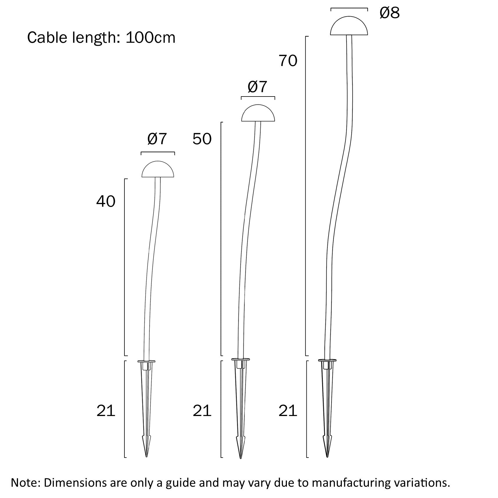 Enoki LED Spike Light (3pk)