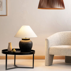 Esme Ceramic Table Lamp Black