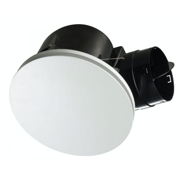Hybrid Round Exhaust Fan Kit White