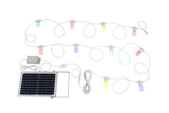 White 10LT Solar Festoon Lighting Kit