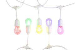 White 10LT Solar Festoon Lighting Kit