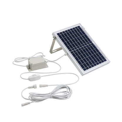 White 10LT Solar Festoon Lighting Kit