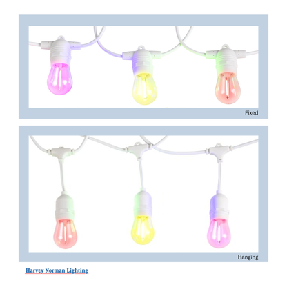 White 10LT Festoon Lighting Kit