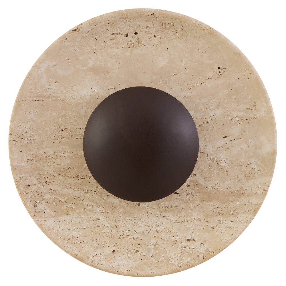 Firan Travertine LED Wall Light