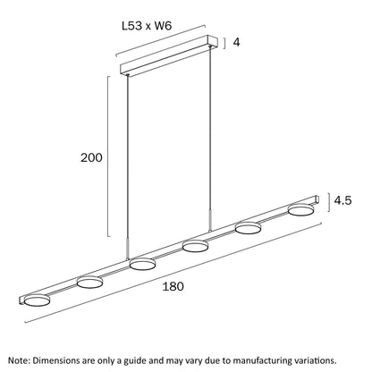 Fordo Linear LED Pendant