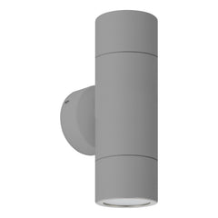 Fremantle Up/Down Exterior Wall Light Silver