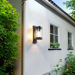 Frenchy Exterior Wall Light Black with Sensor