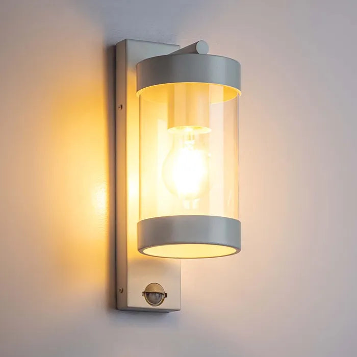 Frenchy Exterior Wall Light White with Sensor