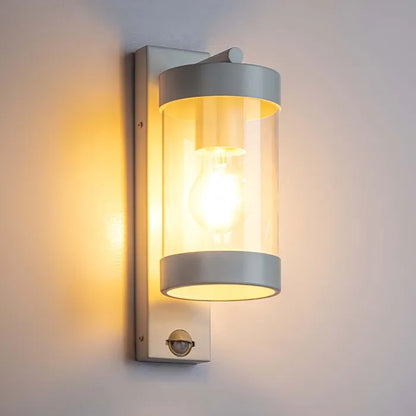 Frenchy Exterior Wall Light White with Sensor