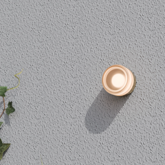 Gull Frosted or Ribbed Acrylic & Steel Wall Light