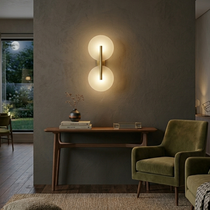 Noble Glass 2LT Wall Light