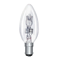 Clear Halogen Candle Globe