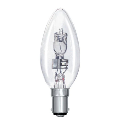 Clear Halogen Candle Globe