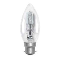 Clear Halogen Candle Globe