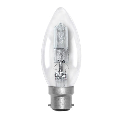 Clear Halogen Candle Globe