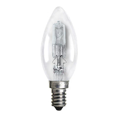 Clear Halogen Candle Globe