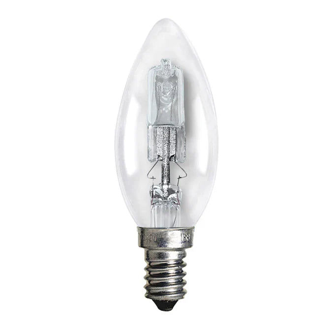 Clear Halogen Candle Globe