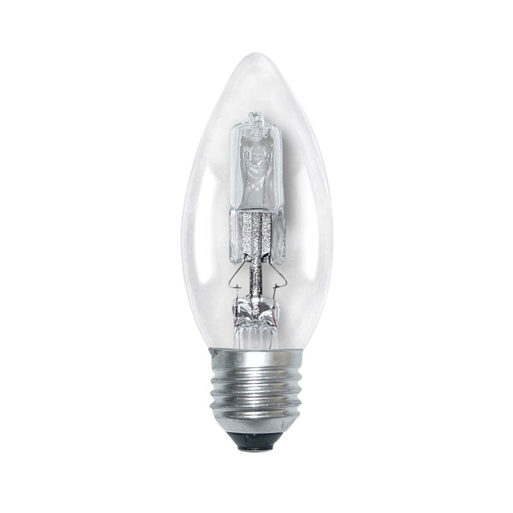Clear Halogen Candle Globe