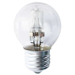 Clear Halogen Fancy Round Globe