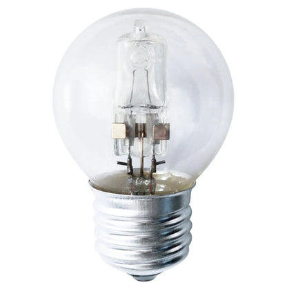 Clear Halogen Fancy Round Globe