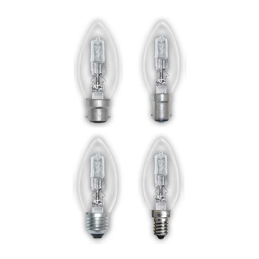Clear Halogen Candle Globe