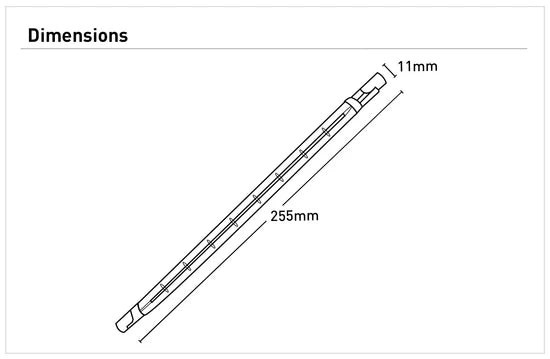R7s 800W Heat Lamp to suit Domino Range ONLY